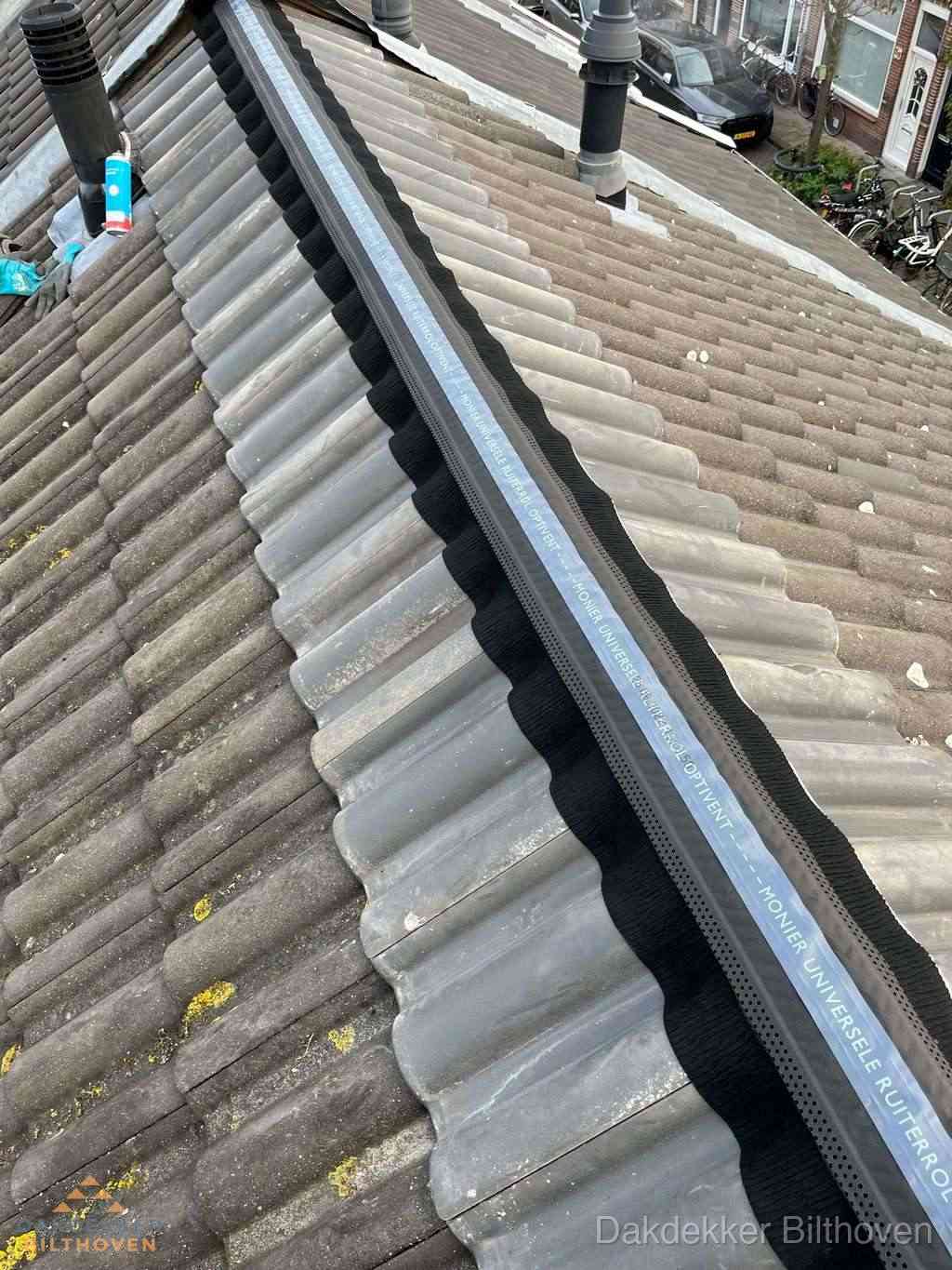 Dakrenovatie plat dak met bitumen dakbedekking in Bilthoven